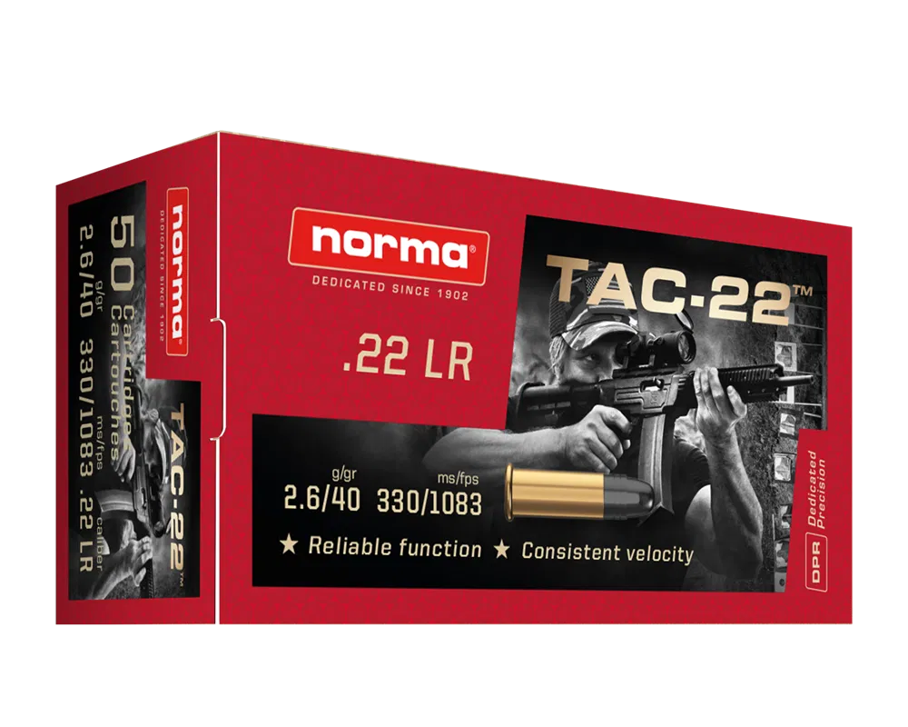 NORMA RIMFIRE RIFLE TAC-22 .22 LR