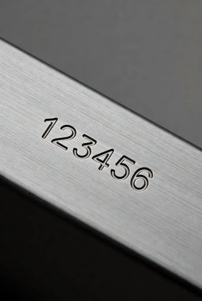 Märkning nedre låda/underbeslag - Enligt nya krav