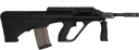 AUG A3 SA .223 Rem/5.56x45 Flat Top Short Rail, Svart, 21,6"